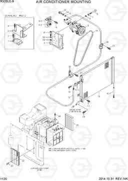 1120 AIR CONDITIONER MOUNTING R320LC-9, Hyundai