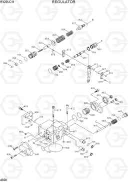 4020 REGULATOR R320LC-9, Hyundai