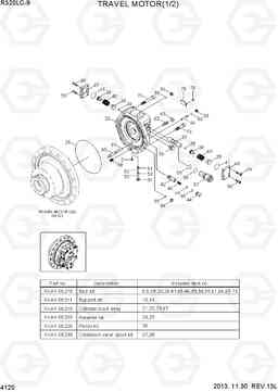 4120 TRAVEL MOTOR(1/2) R320LC-9, Hyundai