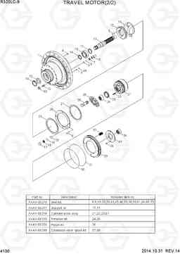 4130 TRAVEL MOTOR(2/2) R320LC-9, Hyundai