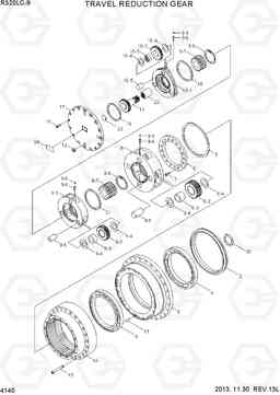 4140 TRAVEL REDUCTION GEAR R320LC-9, Hyundai