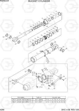 4200 BUCKET CYLINDER R320LC-9, Hyundai