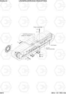 5010 UNDERCARRIAGE MOUNTING R320LC-9, Hyundai