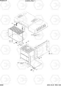 6200 COWLING 1 R320LC-9, Hyundai