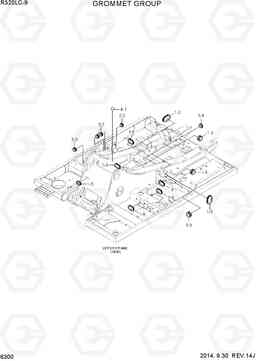 6300 GROMMET GROUP R320LC-9, Hyundai