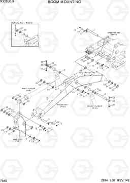 7010 BOOM MOUNTING R320LC-9, Hyundai