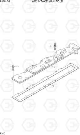 9310 AIR INTAKE MANIFOLD R320LC-9, Hyundai