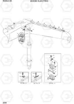 2030 BOOM ELECTRIC R330LC-9A, Hyundai