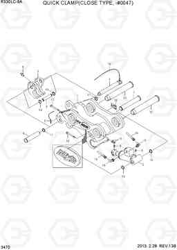 3470 QUICK CLAMP(CLOSE TYPE, -#0047) R330LC-9A, Hyundai