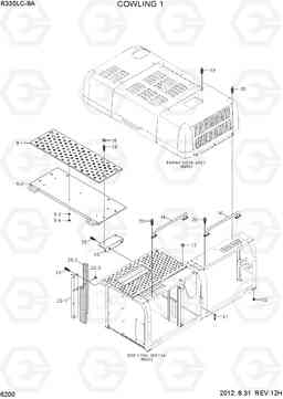 6200 COWLING 1 R330LC-9A, Hyundai