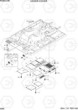 6260 UNDER COVER R330LC-9A, Hyundai