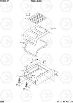 6280 TOOL BOX R330LC-9A, Hyundai