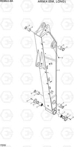 7210 ARM(4.05M, LONG) R330LC-9A, Hyundai