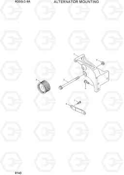 9140 ALTERNATOR MOUNTING R330LC-9A, Hyundai