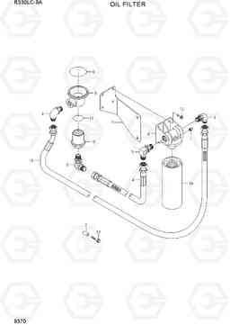 9370 OIL FILTER R330LC-9A, Hyundai