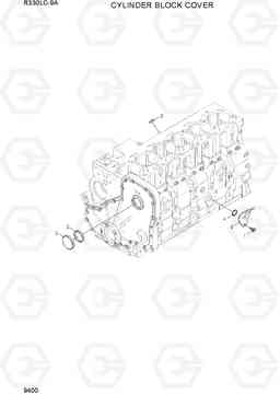 9400 CYLINDER BLOCK COVER R330LC-9A, Hyundai