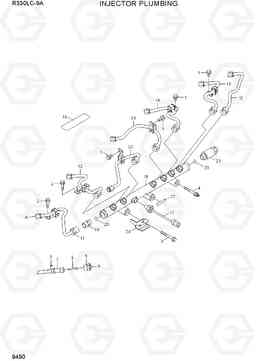 9490 INJECTOR PLUMBING R330LC-9A, Hyundai