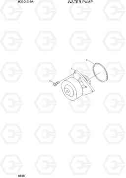 9630 WATER PUMP R330LC-9A, Hyundai