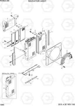 1060 RADIATOR ASSY R330LC-9S, Hyundai