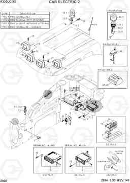 2090 CAB ELECTRIC 2 R330LC-9S, Hyundai