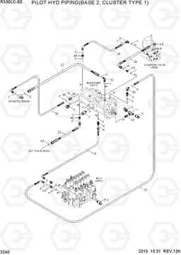 3240 PILOT HYD PIP(BASE2,CLUSTER TY1,MCV TY1) R330LC-9S, Hyundai