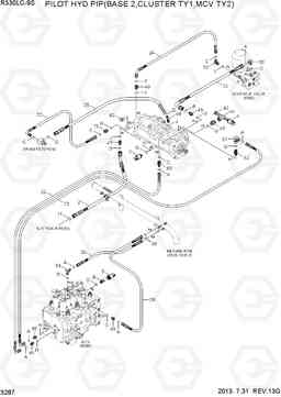 3287 PILOT HYD PIP(BASE2,CLUSTER TY1,MCV TY2) R330LC-9S, Hyundai