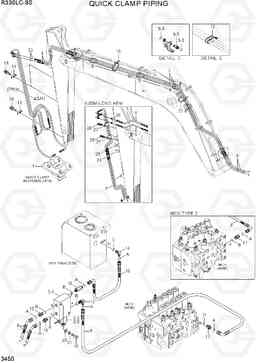 3450 QUICK CLAMP PIPING R330LC-9S, Hyundai