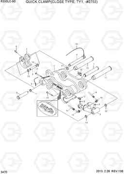 3470 QUICK CLAMP(CLOSE TYPE, MCV TY 1,-#0753) R330LC-9S, Hyundai