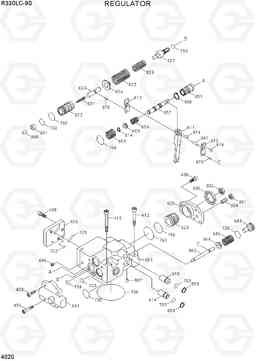 4020 REGULATOR R330LC-9S, Hyundai