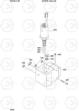 4040 EPPR VALVE R330LC-9S, Hyundai
