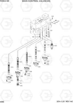 4060 MAIN CONTROL VALVE(2/4, TYPE 1) R330LC-9S, Hyundai