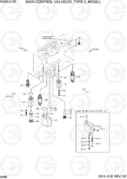 4088 MAIN CONTROL VALVE(2/5, TYPE 2, #0509-) R330LC-9S, Hyundai