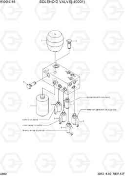 4300 SOLENOID VALVE(-#0001) R330LC-9S, Hyundai