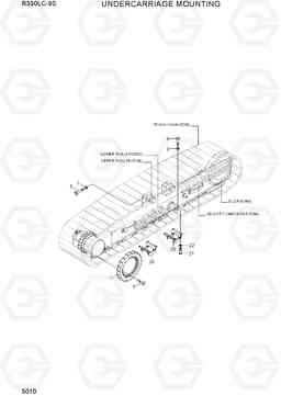 5010 UNDERCARRIAGE MOUNTING R330LC-9S, Hyundai