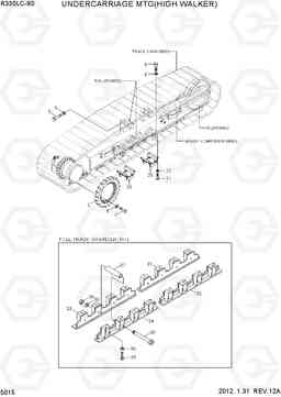 5015 UNDERCARRIAGE MTG(HIGH WALKER) R330LC-9S, Hyundai