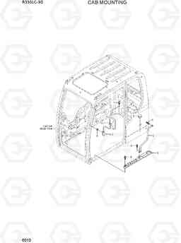 6010 CAB MOUNTING R330LC-9S, Hyundai