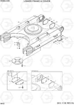 6410 LOWER FRAME & COVER R330LC-9S, Hyundai