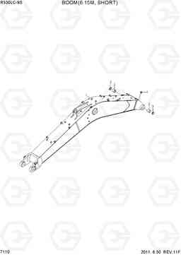 7110 BOOM(6.15M, SHORT) R330LC-9S, Hyundai