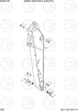 7200 ARM(3.20M, STD & H/DUTY) R330LC-9S, Hyundai