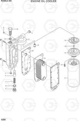 9290 ENGINE OIL COOLER R330LC-9S, Hyundai