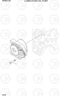 9310 LUBRICATING OIL PUMP R330LC-9S, Hyundai