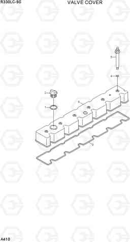 A410 VALVE COVER R330LC-9S, Hyundai
