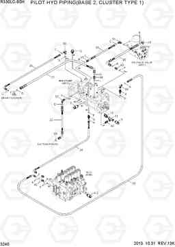 3240 PILOT HYD PIP(BASE2,CLUSTER TY1,MCV TY1) R330LC-9SH, Hyundai