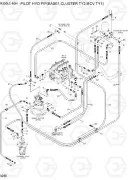 3260 PILOT HYD PIP(BASE1,CLUSTER TY2,MCV TY1) R330LC-9SH, Hyundai