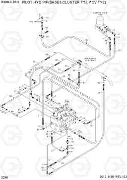 3296 PILOT HYD PIP(BASE3,CLUSTER TY2,MCV TY2) R330LC-9SH, Hyundai