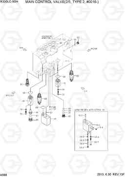 4088 MAIN CONTROL VALVE(2/5, TYPE 2, #0016-) R330LC-9SH, Hyundai