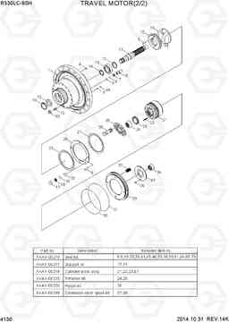 4130 TRAVEL MOTOR(2/2) R330LC-9SH, Hyundai