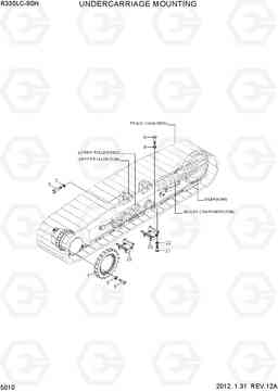 5010 UNDERCARRIAGE MOUNTING R330LC-9SH, Hyundai