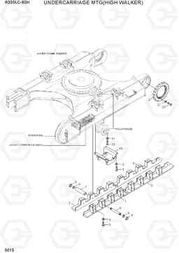 5015 UNDERCARRIAGE MTG(HIGH WALKER) R330LC-9SH, Hyundai