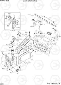 6090 CAB INTERIOR 2 R330LC-9SH, Hyundai